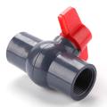 1/2" Plastic Two-way Ball Valve Garden Watering Aquarium Irrigation Connector. 