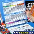 Marker Pen Propylene Student Art 4860 Colored Opaque Paper diy Not Smudge Drawing Crayons One Piece.
