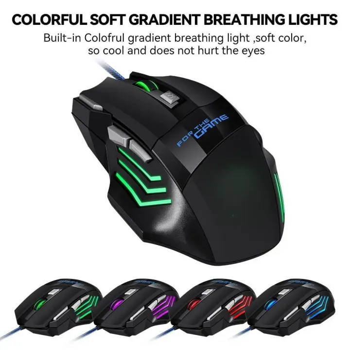 Leishe%20G950%20Revolver%20Lightning%20Ergonomic%20Gaming%20Mouse%20With%20Clich%20Wheel%20And%20Precise%20Targeting%20USB%20Optical%20Wired%20Gaming%20USB%20Gaming%20Mouse%20Laser%20Work%20Mouse%20Rgb%20LED%20Wireless%20Mouse%20-%20Image%202
