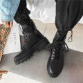 Men's Shoes Autumn and Winter2022New High-Top Dr. Martens Boots Men's Thick Cotton Shoes Black Working Wear Leather Boots Men. 