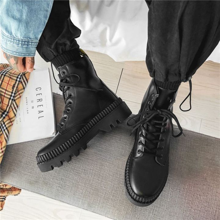 Men's%20Shoes%20Autumn%20and%20Winter2022New%20High-Top%20Dr.%20Martens%20Boots%20Men's%20Thick%20Cotton%20Shoes%20Black%20Working%20Wear%20Leather%20Boots%20Men%20-%20Image%203