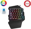 One Handed Rgb Gaming Wired Keyboard.