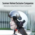 HOT-LX1 Motorcycle Summer Helmet Special Bluetooth Headset Portable CVC Smart Noise Cancelling Takeaway Headset.