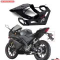 Motorcycle Magnetic License Plate Holder Fender Eliminator Tail Tidy for YAMAHA R15 V3 With LED & Fittings-Black (Imported). 