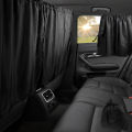 【Shop the Look】 Car Privacy Curtains Universal Car Divider Curtain Between Rear Seat Auto Blackout Curtains Car Sun Shades Side Window Covers.