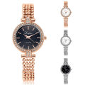 (New) lady fashion rhinestone intaza slim mesh business quartz analog wrist watch.