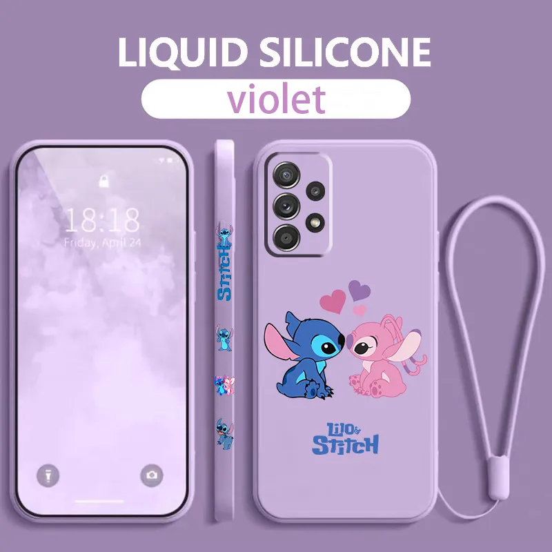 Stitch Lilo Disney Angel Phone Case For Samsung Galaxy A73 A53 A33 - Main Image