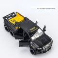 1:28 Mercedes-Benz X-CLASS EXY 6X6 Pickup Die-Cast Vehicles Alloy Model Car Toys With Light & Sound For Gift Collection.