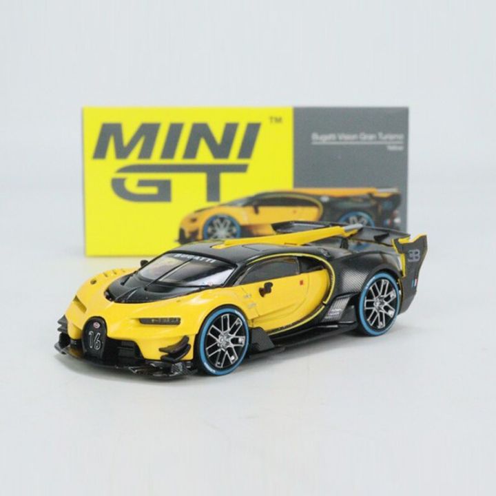 MINI%20GT%201:64%20Bugatti%20Gran%20Turismo%20Alloy%20Model%20Car%20Die-cast%20Vehicle%20Display%20-%20Yellow%20LHD%20-%20Image%207