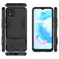 Armor Case For Realme C20 Shockproof Armor Rubber Silicone Hard PC Phone Case Back Cover With Stand. 