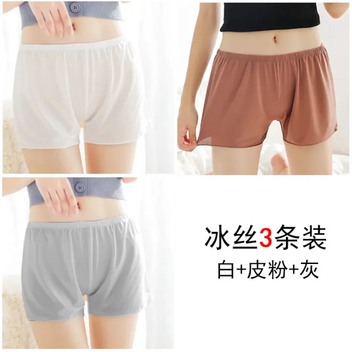 Anti-Wardrobe%20Malfunction%20Pants%20Women's%20Summer%20Safety%20Pants%20plus%20Size%20Three-Point%20Loose%20Home%20Wear%20High%20Waist%20Base%20Shorts%20Women%20-%20Image%209
