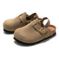 RUIZUSTOCK Ruizu Autumn/Winter Children's Cork Sandals, Genuine Leather, Boys' Beach Slippers, Headband, Girls' Matte Leather. 