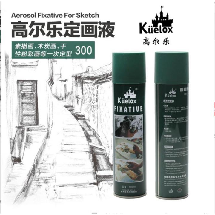 Fixative Spray for Artist Drawing Sketch Painting Fixative Clear transparent Spray 300ml