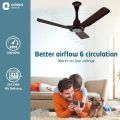 Orient Electric i-Float (1200MM / 48") Energy Efficient Smart Ceiling Fan Inverter Technology (Lakeside Brown). 