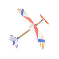 Rubber Band Elastic Powered Aircraft Glider Flying Plane Airplane DIY Kids Toy. 
