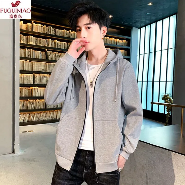 FGN%20Men's%20Coat%20Spring%20and%20Autumn%20Youth%20Aodale%20Cotton%20Trendy%20Casual%20Jacket%20Men's%20Korean%20Stand%20Collar%20Cardigan%20Sweater%20-%20Image%204