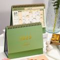 Spiral 2025 Desk Calendar Standing Flip Table Desktop Calendar Schedule Daily Monthly Agenda Organizer Gifts.