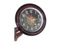 Beautiful stylish wall clock 25.5 cm black.