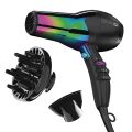 Blow Dryers Hair Dryer by Ionic Hair Dryers, Rainbow With Concentrator And Diffuser 490R.