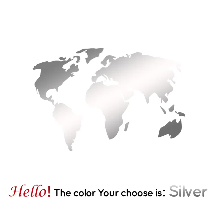 【DATA FROG Global MALL】Car sticker World Map Sticker For Car Door ...