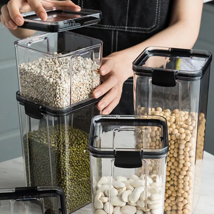 Kitchen%20Square%20Transparent%20Airtight%20Jar%20Food%20Preservation%20Jar%20Storage%20Jar%20Kitchen%20Nut%20Snack%20Storage%20Box%20-%20Image%206
