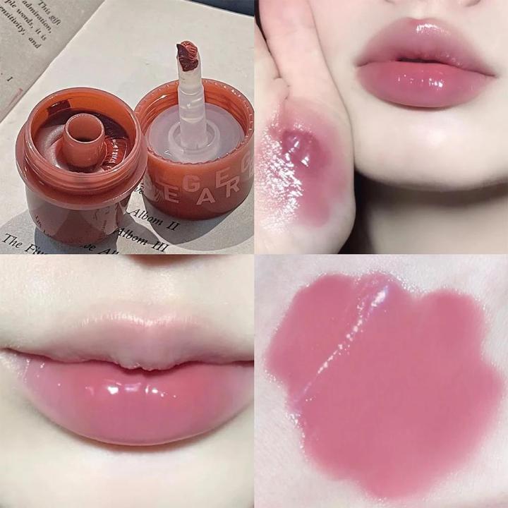 irror oisturizing Lipstis Whitening Jelly Sweet Lip oney Lasting o Fading Seal Lip laze akeup for Women orean Cosmets