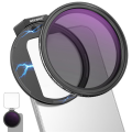 Clip on 67mm ND2-32 Magnetic Phone Lens Filter Kit Filter Adapter Ring Magnetic Filter for 15 14 13 Pro Max S22 S23 Ultra.