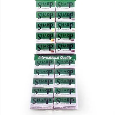 SHARP Blades 50/100 pc ( 10/20 Box) (100% sharpness) Smooth blade ...