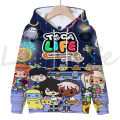 Kids Cartoon Clothes Toca Life World Hoodies Casual Pullover Children Coat Boys Outerwear Autumn Toca Boca Sweatshirt for Girls.
