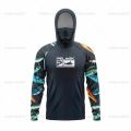 Pelagic Grea Fishing Shirts with UV Protection, Long Sleeve, Hooded Face Cover, Quick Dry Tops, Fishing Face Mask Clothes Upf 50.
