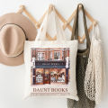 Daunt Books Tote Bag Shakespeare and Company Totes Canvas Shoulder Bag Aesthetics Shopping Bag Handbags Library Bag Back To Gift. 