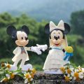 Disney Mickey Minnie Doll Wedding Ornaments Couple Engagement Wedding Decorations Mickey Mouse Room Decoration Small Gifts.. 
