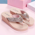 2024 Summer Bathroom Slippers Women Platform Flip Flop Outdoor Beach Shoes Light Sandals Slides Women Flip Flop Shoes for Women. 