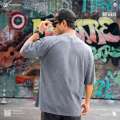 Acid Wash - Most Trendy Drop Shoulder T Shirt | MF-697.