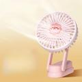 Cute USB Mini Fan Portable Handheld Fan Rechargeable Mini Handy Fan Pocket Size Low Noise Small Electric Fan Student Dormitory.