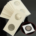 50Pcs New White Cardboard 2x2 Mylar Holders with Storage Box Holder.
