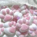 Squishy Silicone Mochi Taba Squishy 0.05KG Tabby Small Cat Paw Cute Pink Cat Foot Marshmallow Hand Relax Stress Release Gift.