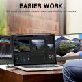 GTMEDIA Mate X 11.6inch Portable Dual Screen Monitor for Laptop Full HD IPS 1080P Display Plug and Play.