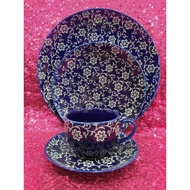 Exclusive 32 Piece Colour Full Dinner Set