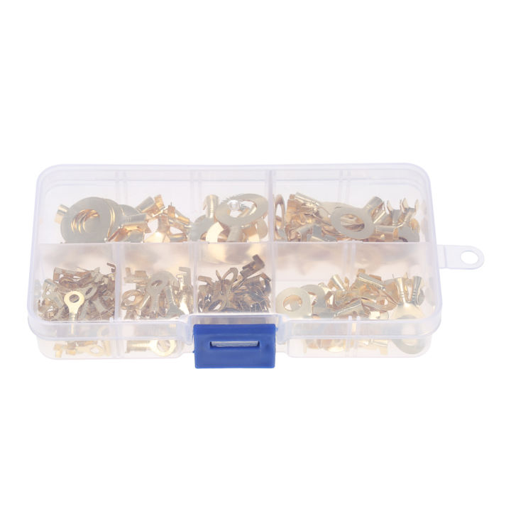 KOGEEK%20Assorted%20150pcs%20Brass%20Ring%20Cable%20Lugs%20Ring%20Eyes%20Copper%20Crimp%20Cable%20Connector%20Wire%20Terminals%20Kit%20-%20Image%206