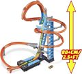 Hot Wheels GWT39 Sky Crash Tower, track set Hot Wheels Toy Car Track Set Sky Crash Tower, More Than 2.5-Ft Tall with Motorized Booster, 1:64 Scale Toy Car. 