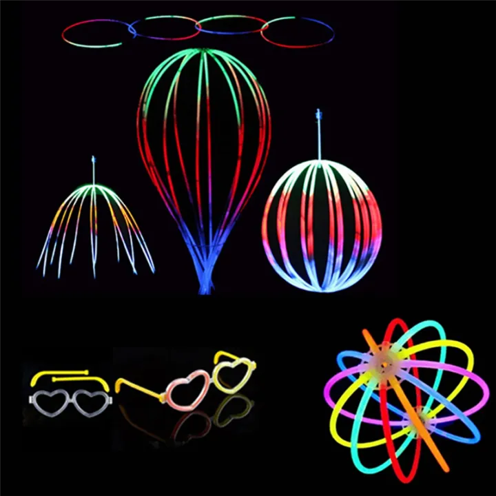 100Piece%20Fluorescence%20Light%20Glow%20Sticks%20Bracelets%20Necklaces%20Neon%20Bright%20Colorful%20Glow%20Stick%20for%20Wedding%20Party%20Glow%20Sticks%20-%20Image%203