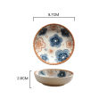 【Trusted】 Japanese Side Dishes Sauce Tray,Porcelain Soy Sauce Dish Sauce Bowl Seasoning Dishes Soy Dipping Sauce Dishes Ceramic Bowl Qingyue. 