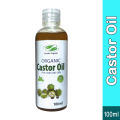 Virgin Castor Oil Pure Carrier Oil 100ml - Cold Pressed Castrol Oil for Essential Oils Mixing Natural Skin Moisturizer Body & Face, Eyelash Caster Oil, Eyelashes Eyebrows Lash & Hair Growth Serum. 