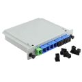 JOUYI 5X Fiber Optic Plc Splitter 1 x 8 Insertion Outdoor Electrical Splitter / Lgx / Cassette Type Sc/Apc. 