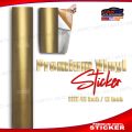 Golden Silver Waterproof Car Sticker |Self-Adhesive Reflective Safety Warning Sticker for Trucks All Car, Bike, Interior Design, Floor, Kitchen Furniture, Bicycle Motorcycle-48 inch/12 inch.