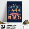 Art - Motivational Wall Canvas Art For Wall Decoration Canvas Painting For Wall - WB2251 - Handy Commodity - Minimalistic Sophistication.