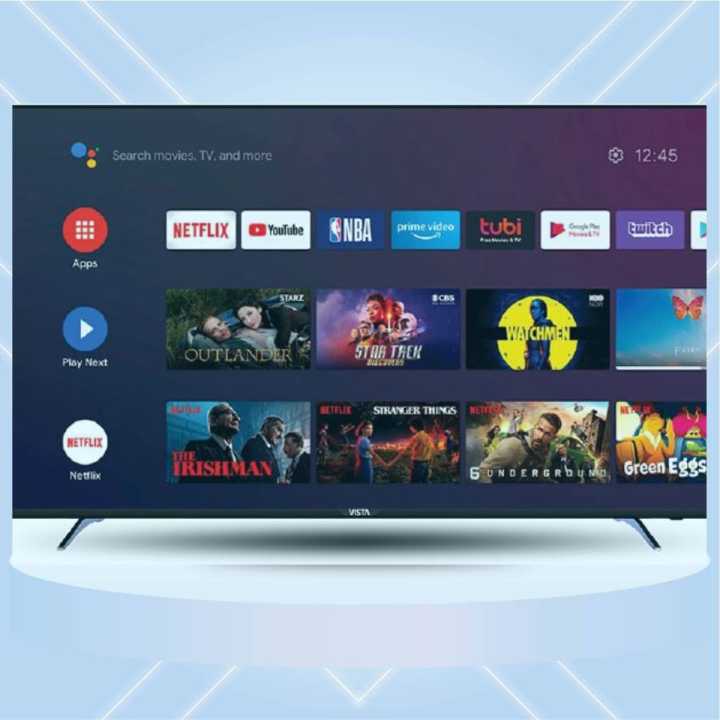 VISTA 65 Inch 4K UHD ANDROID LED TV VOICE COMMAND BEZEL LESS