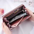 Korean Style Long Wallet for Women – Multifunction Phone-Purse & Card Holder Clutch – Premium Multi‐Compartment Hand Purse.