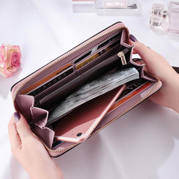 Korean%20Style%20Long%20Wallet%20for%20Women%20%E2%80%93%20Multifunction%20Phone-Purse%20&%20Card%20Holder%20Clutch%20%E2%80%93%20Premium%20Multi%E2%80%90Compartment%20Hand%20Purse%20-%20Image%204